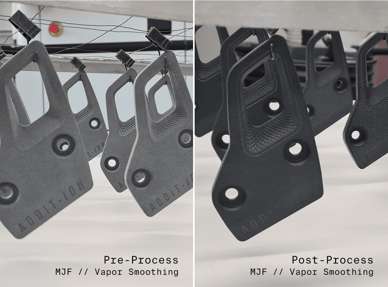 MJF Vapor smoothing post processing